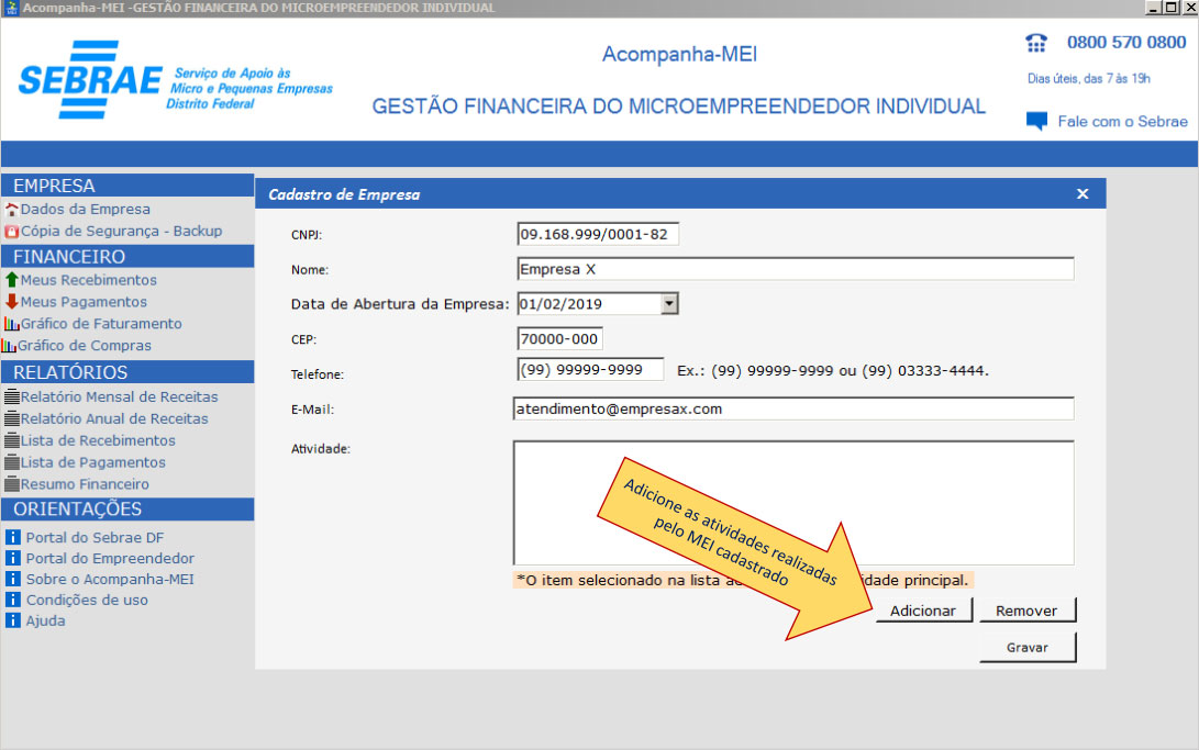 Sistema de Controle Financeiro Gratuito MEI